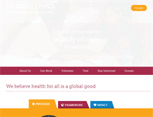 Tablet Screenshot of globallinks.org
